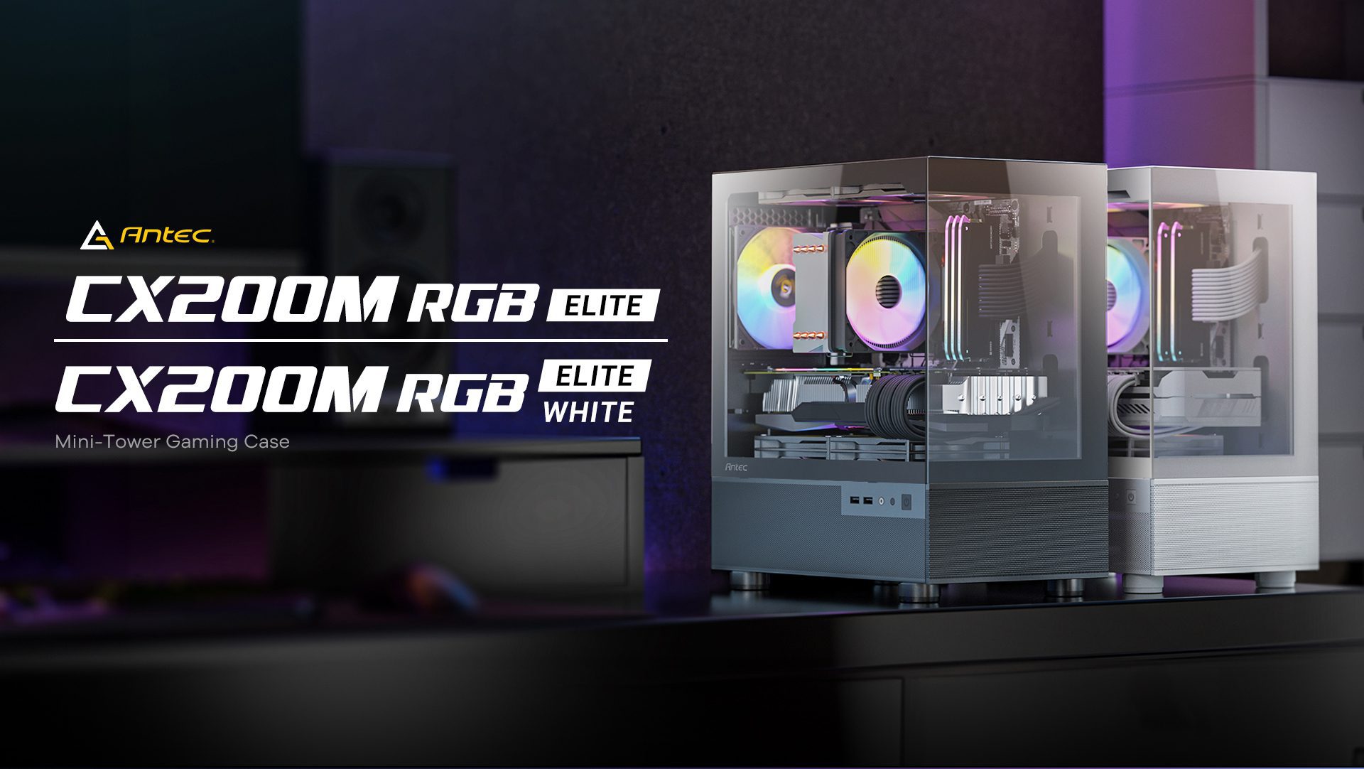 CX200M RGB ELITE / CX200M RGB ELITE WHITE Mid-Tower Gaming Case