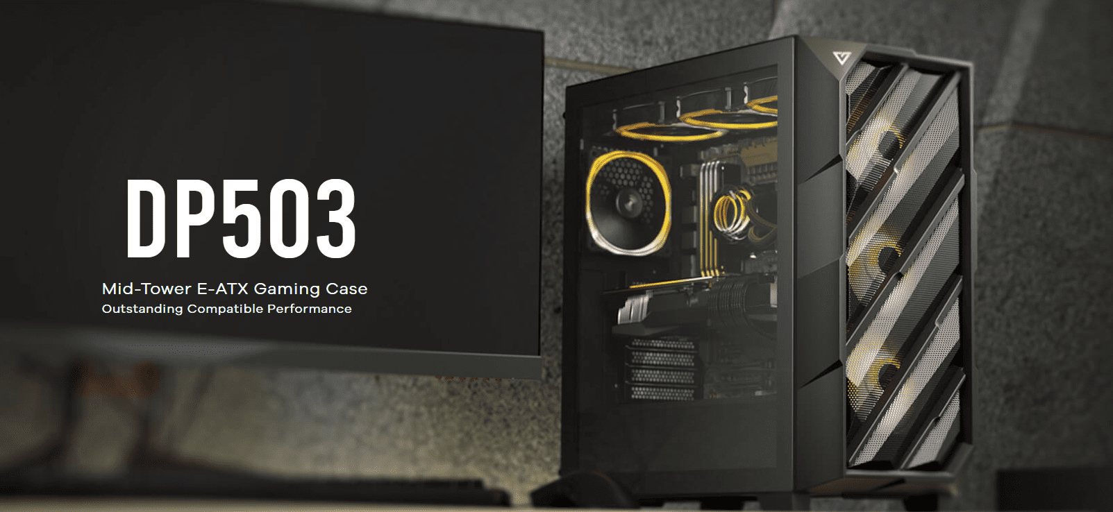 DP503 Mid-Tower E-ATX Gaming Case
