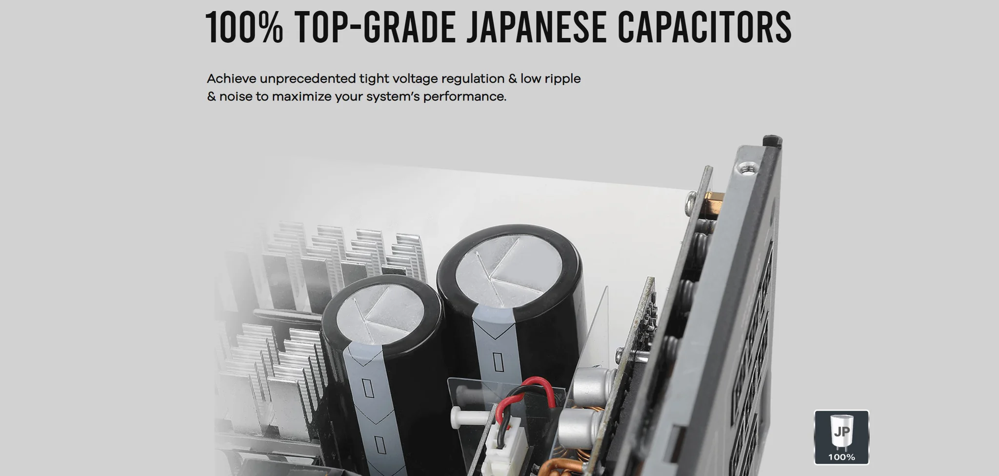 100% Top-Grade Japanese Capacitors