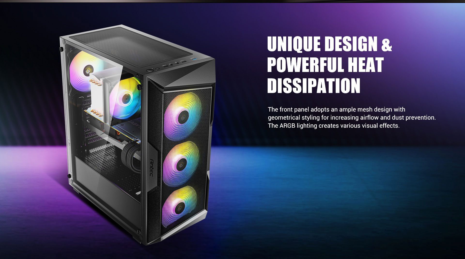 Unique Design & Powerful Heat Dissipation