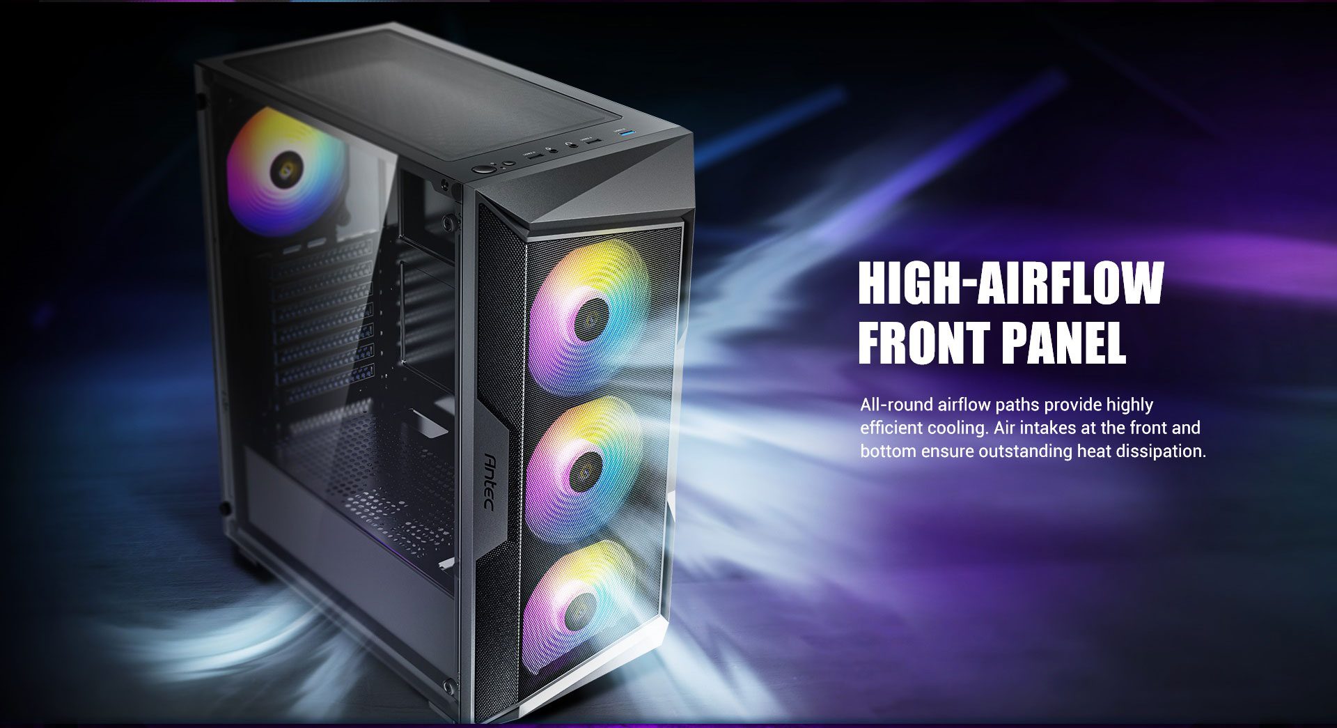 High-Airflow Front Panel