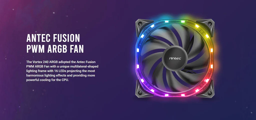 Antec Fusion PWM ARGB Fan