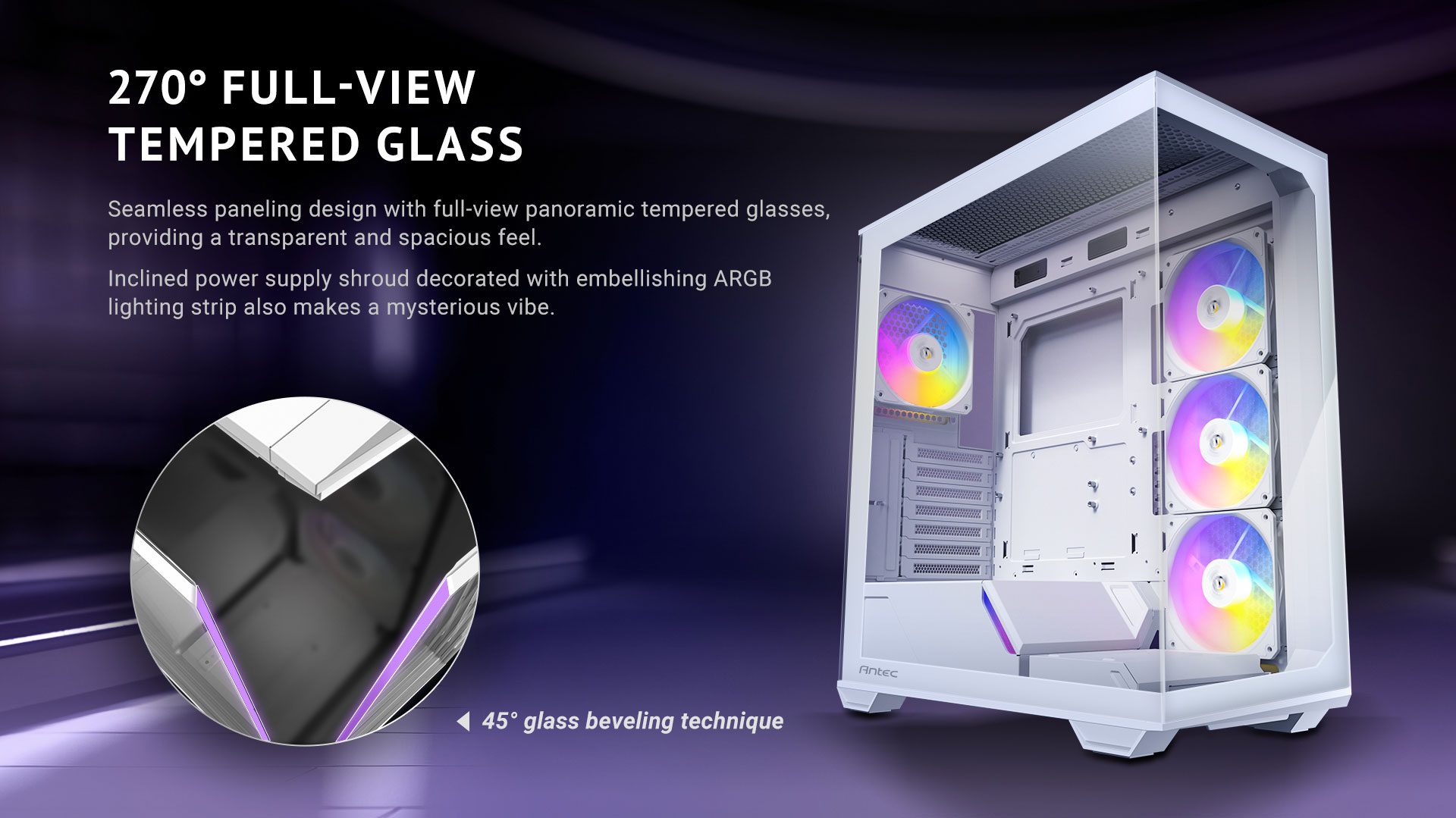 270° Full-view tempered glass