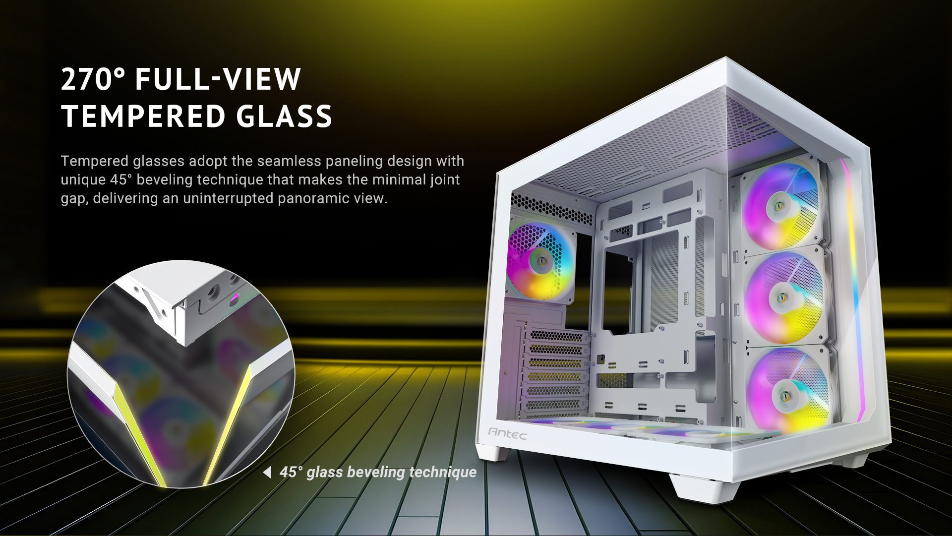 270° Full-view tempered glass