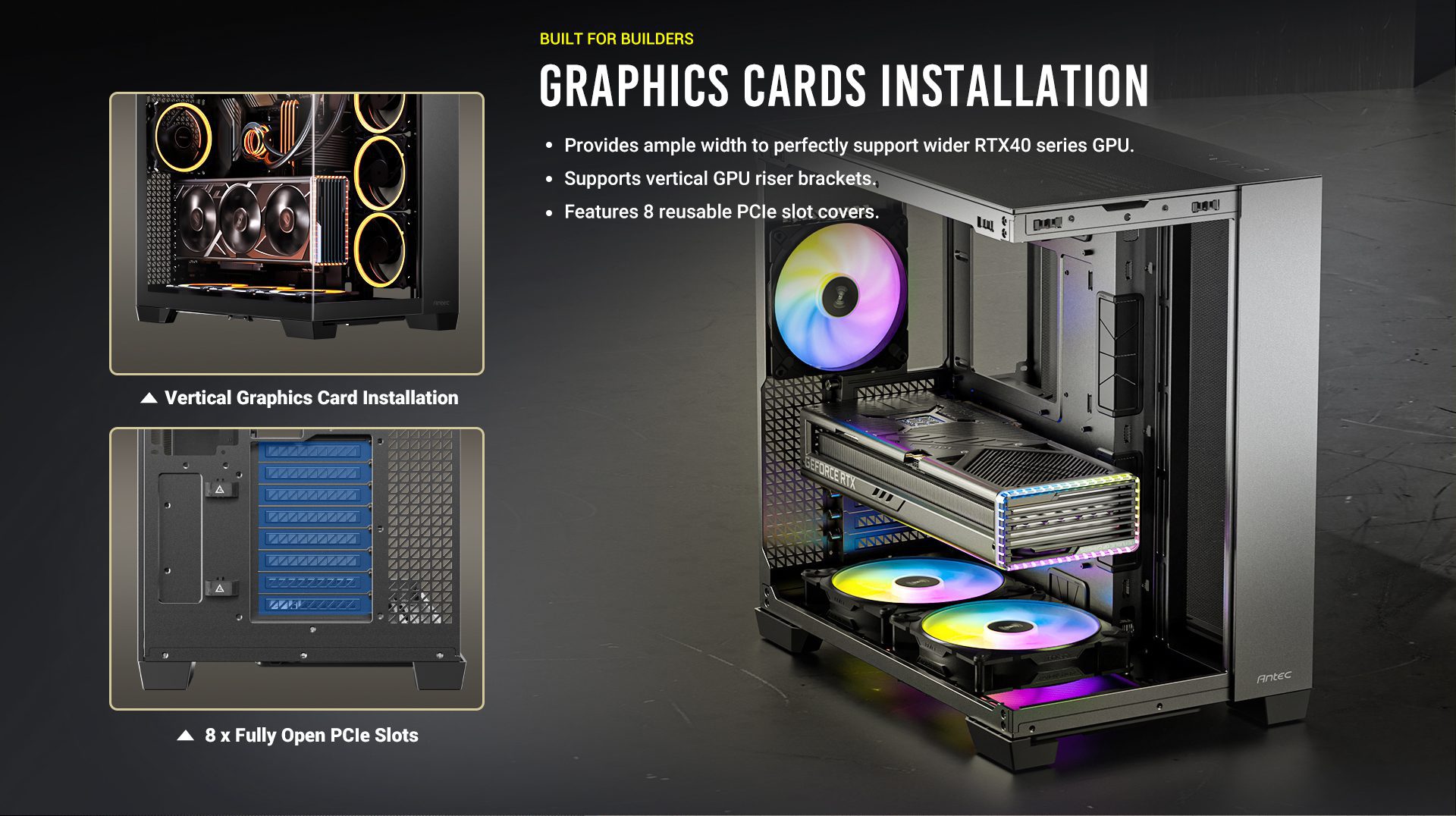 Graphics cards installation