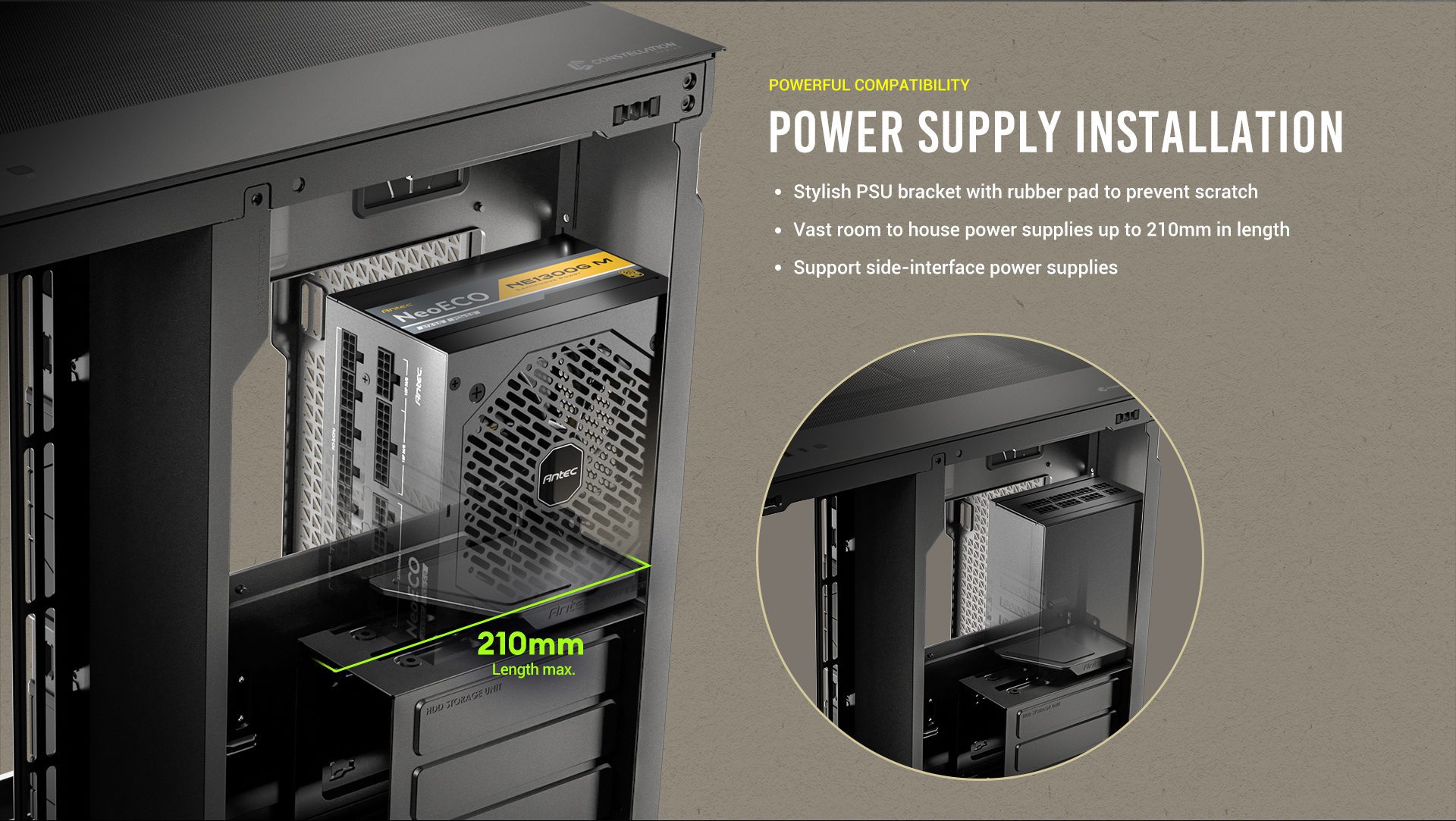 POWERFUL COMPATIBILITY POWER SUPPLY INSTALLATION