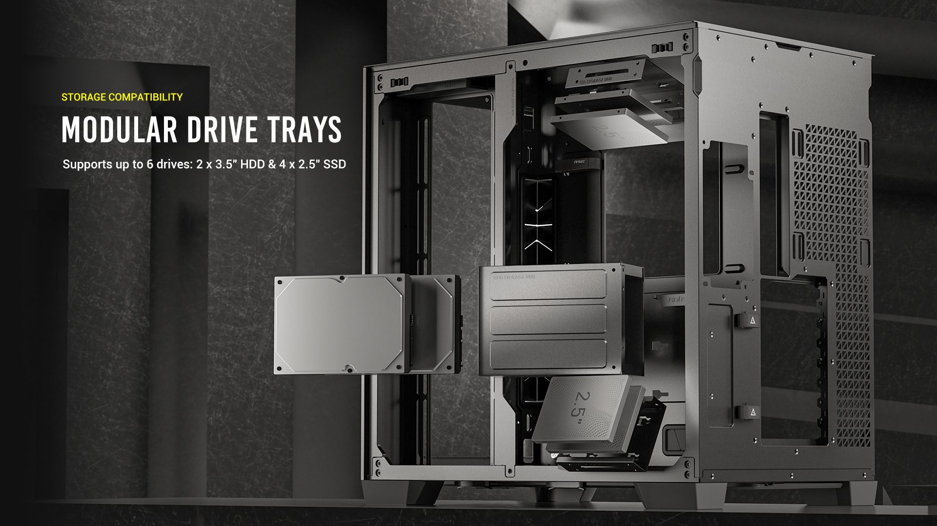 STORAGE COMPATIBILITY Modular Drive Trays