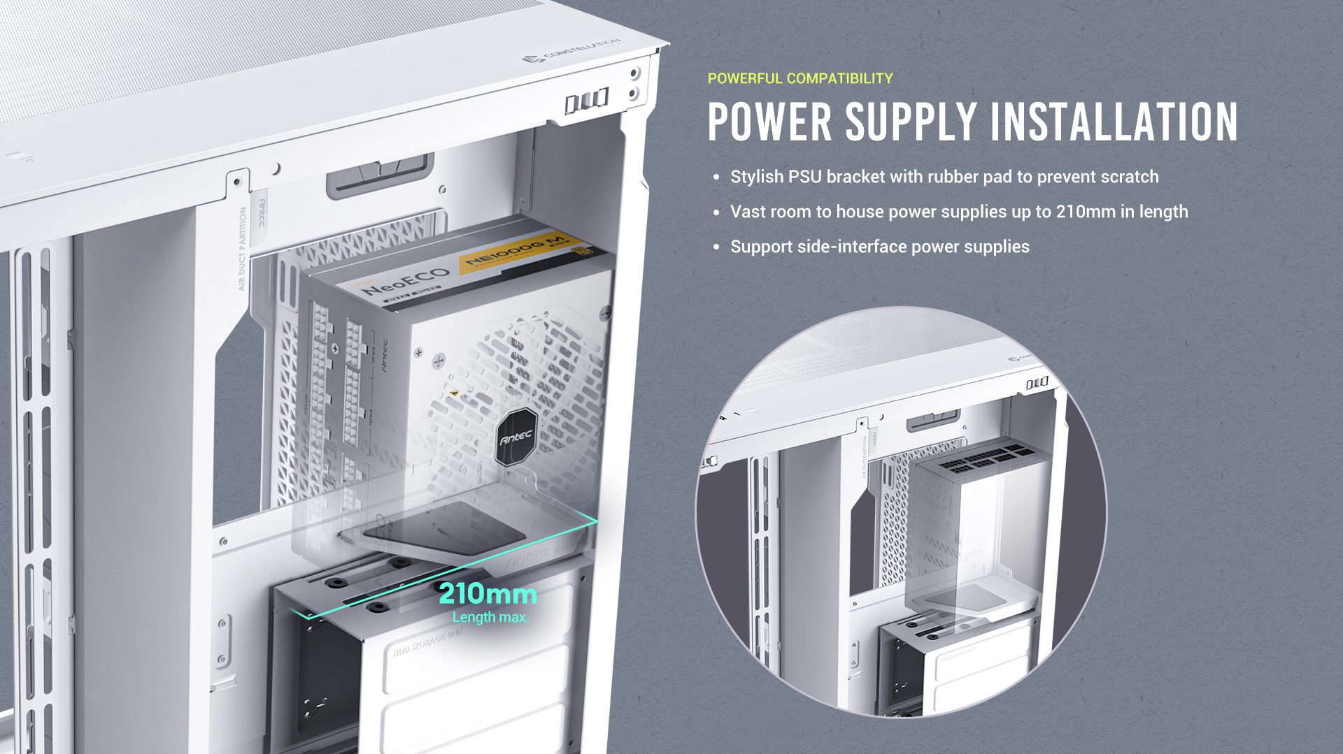 POWERFUL COMPATIBILITY POWER SUPPLY INSTALLATION