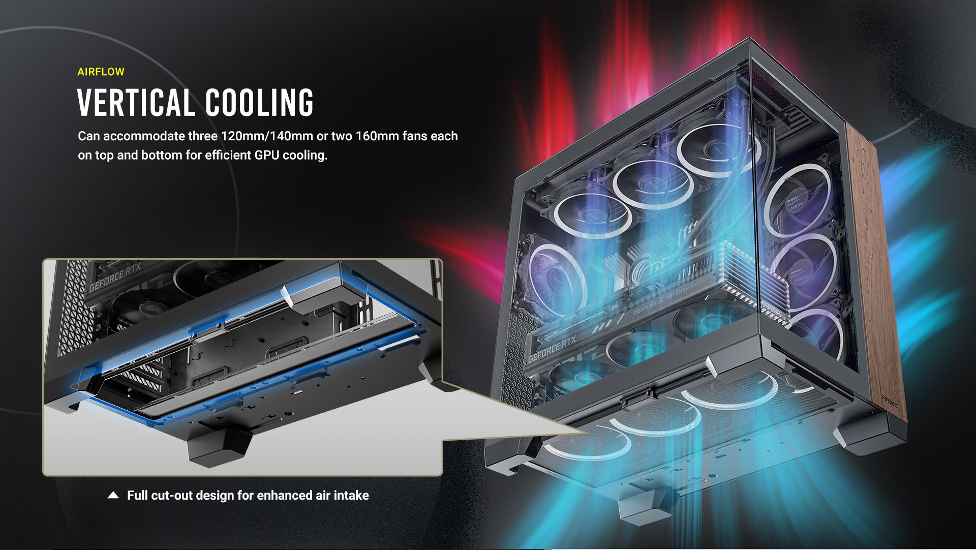 AIRFLOW Vertical Cooling