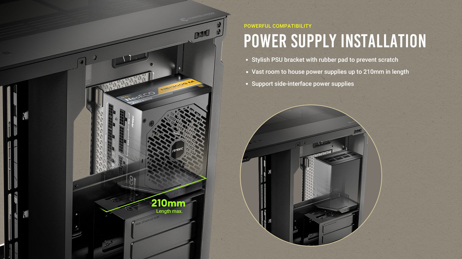 POWERFUL COMPATIBILITY POWER SUPPLY INSTALLATION