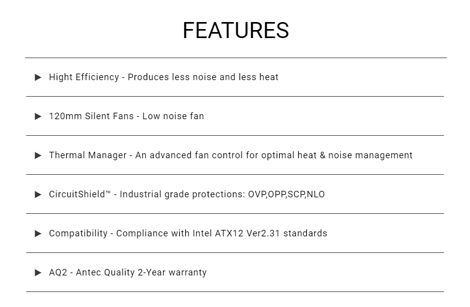 Atom V2 V650 Features