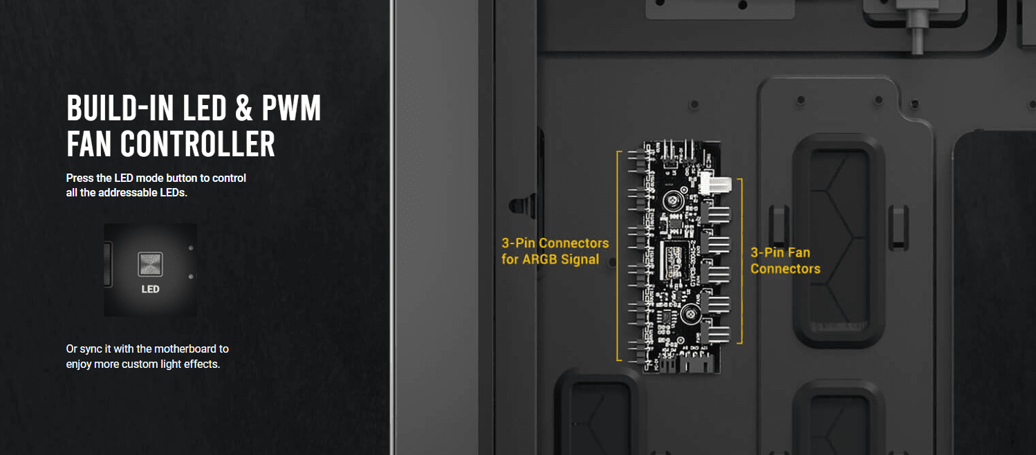 Build-in LED & PWM