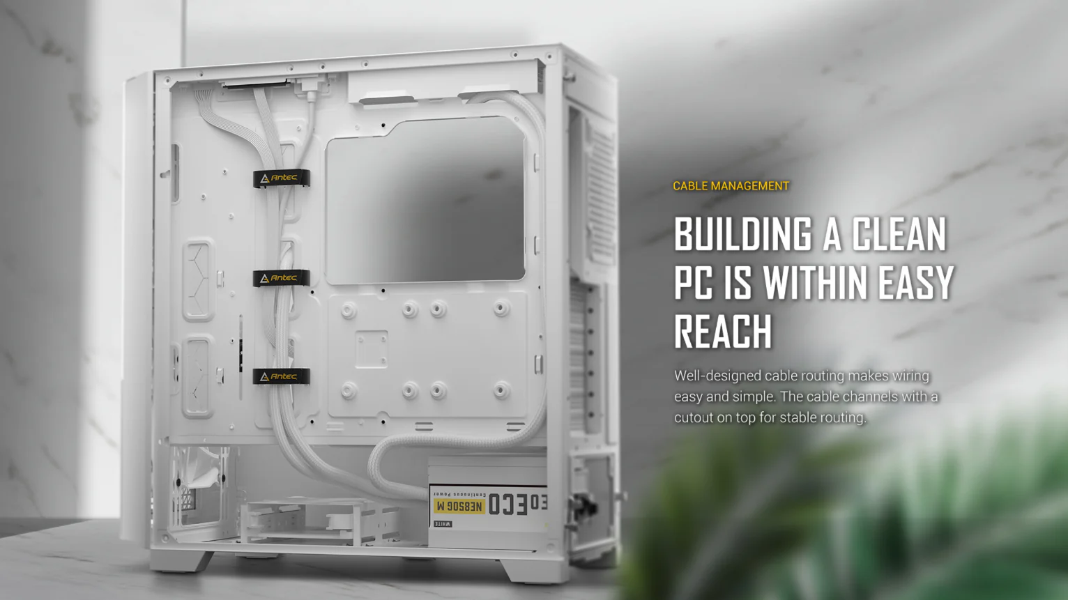 CABLE MANAGEMENT Building a Clean PC Is Within Easy Reach