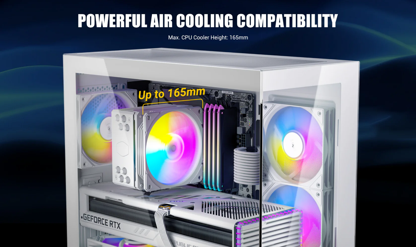 Powerful Air Cooling Compatibility