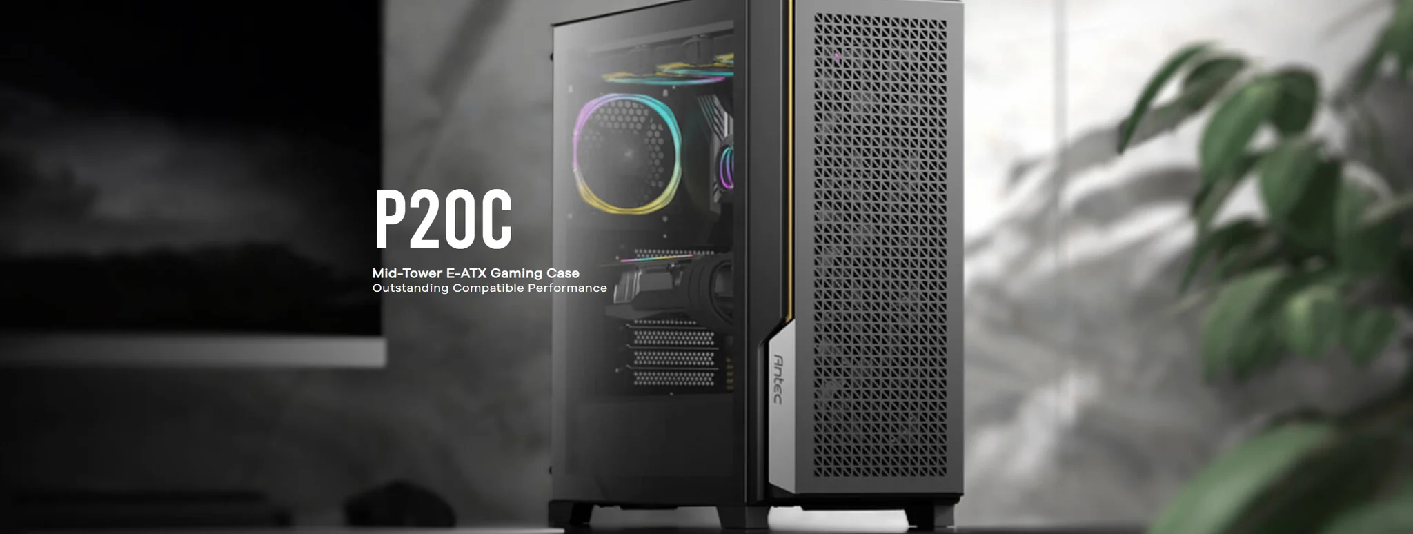 P20C Mid-Tower E-ATX Gaming Case Outstanding Compatible Performance