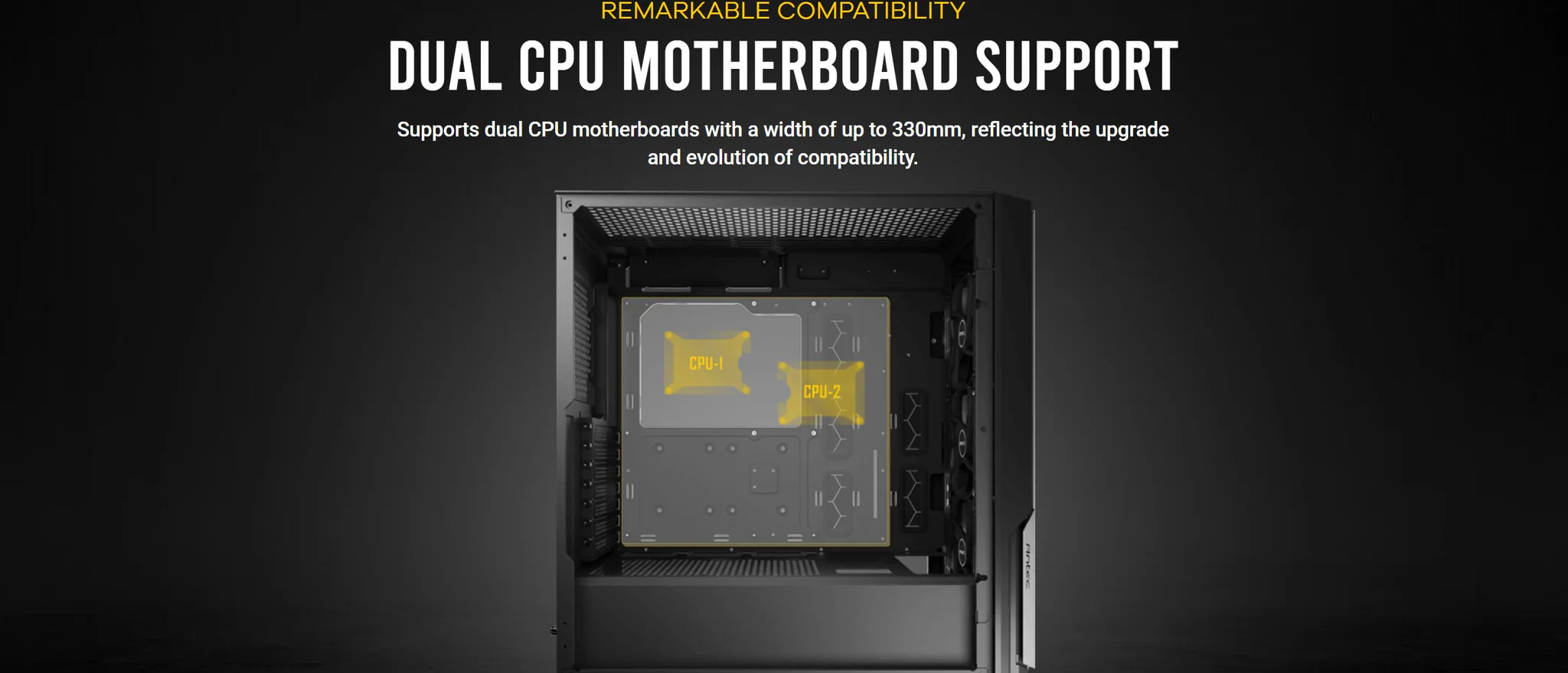 REMARKABLE COMPATIBILITY Dual CPU Motherboard Support