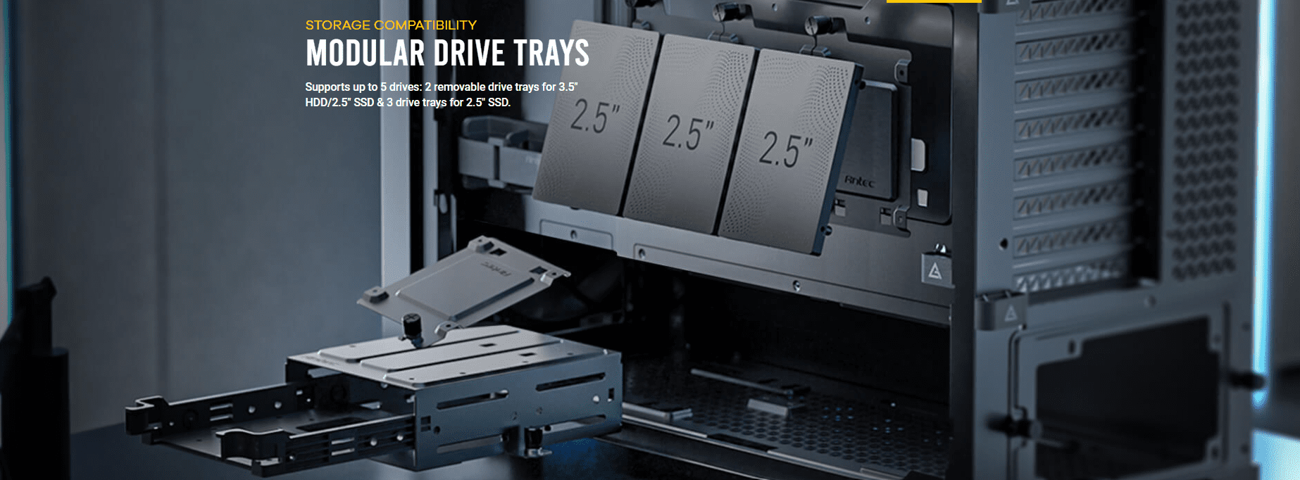 STORAGE COMPATIBILITY Modular Drive Trays