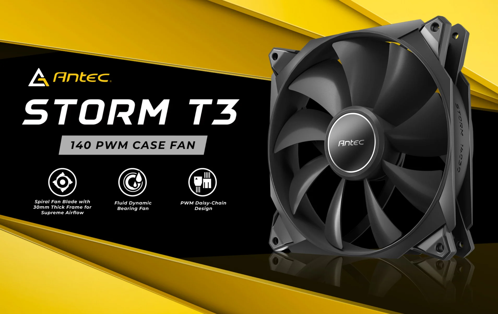 STORM T3 140 PWM Case Fan