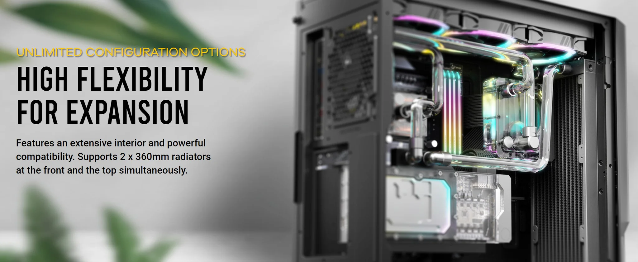 UNLIMITED CONFIGURATION OPTIONS High flexibility for Expansion