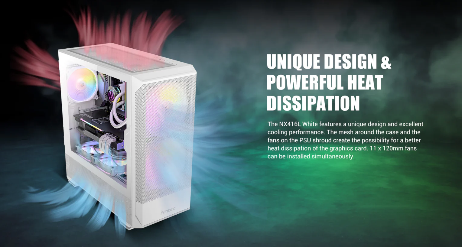 Unique Design & Powerful Heat Dissipation