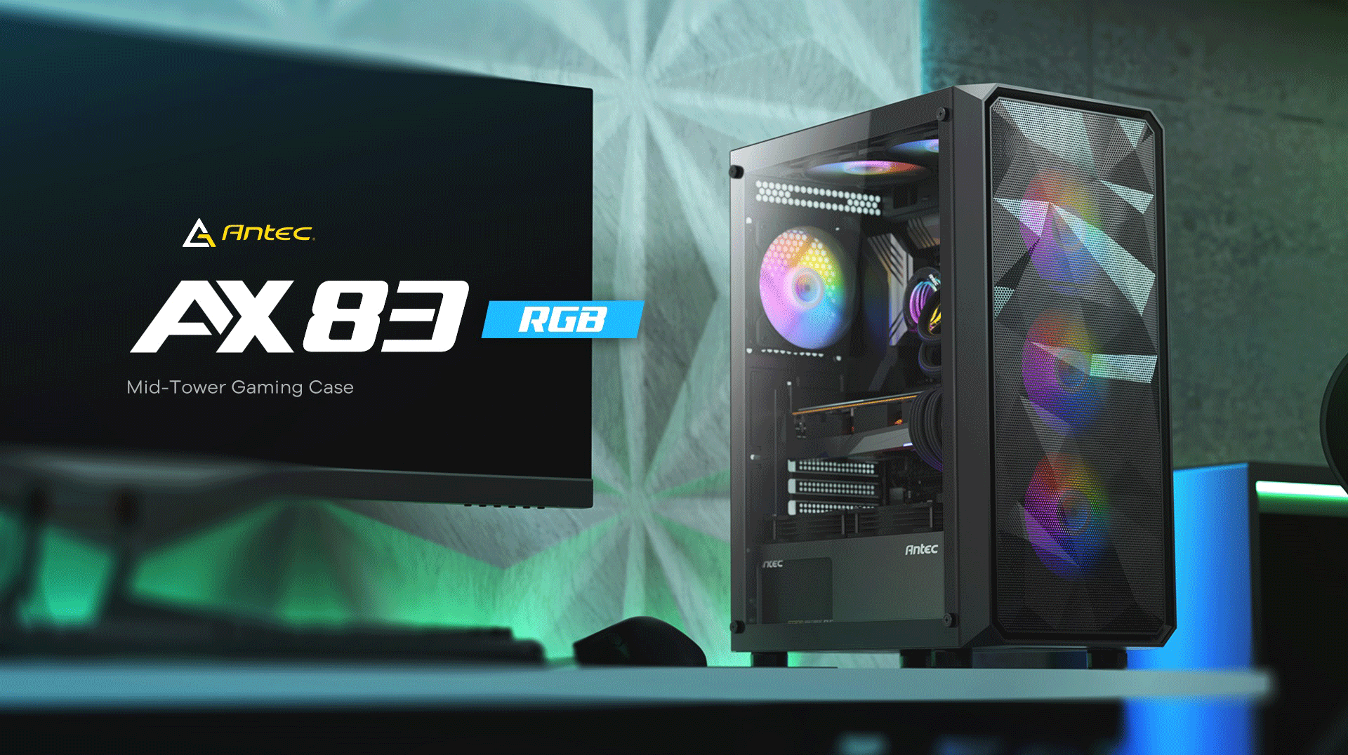 AX83 RGB ELITE Mid-Tower Gaming Case