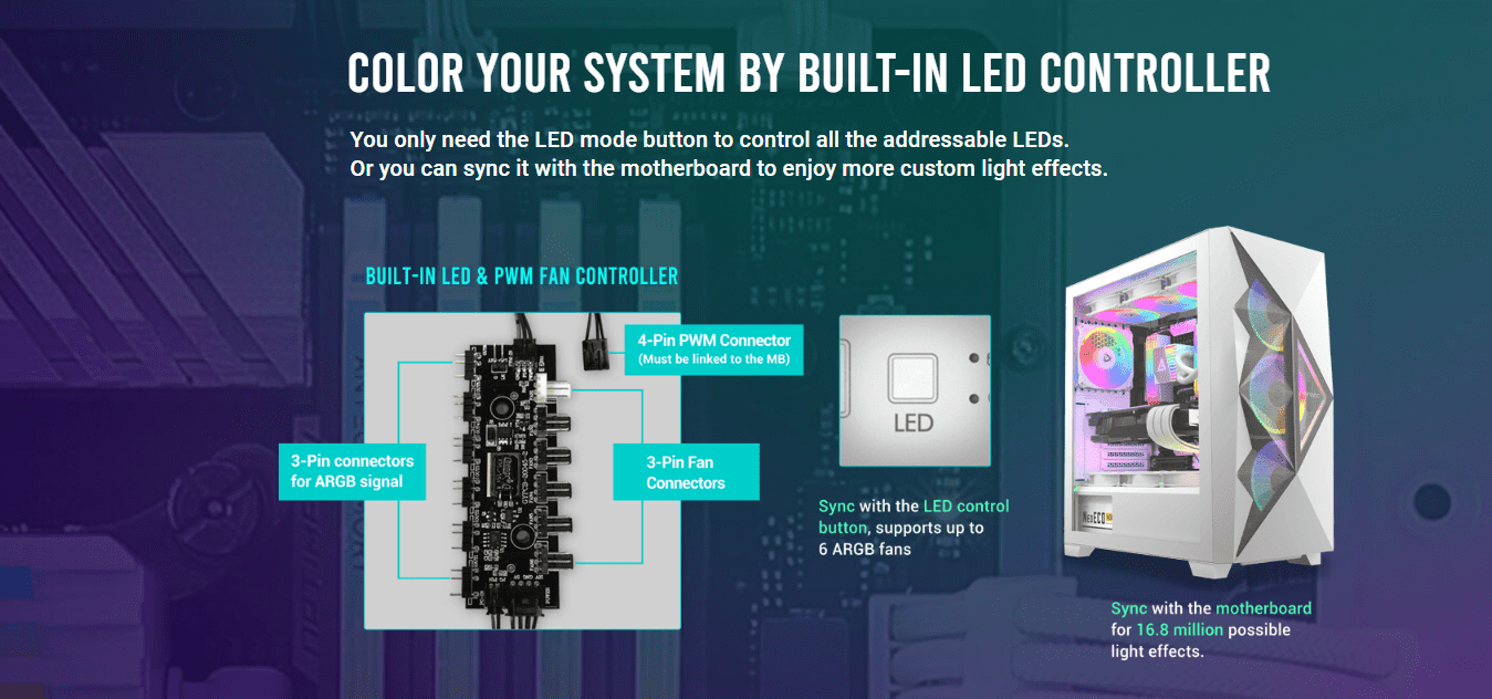 Color Your System by Built-in LED Controller