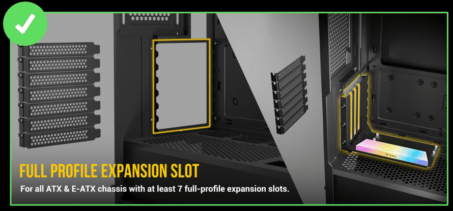 Full profile expansion slot