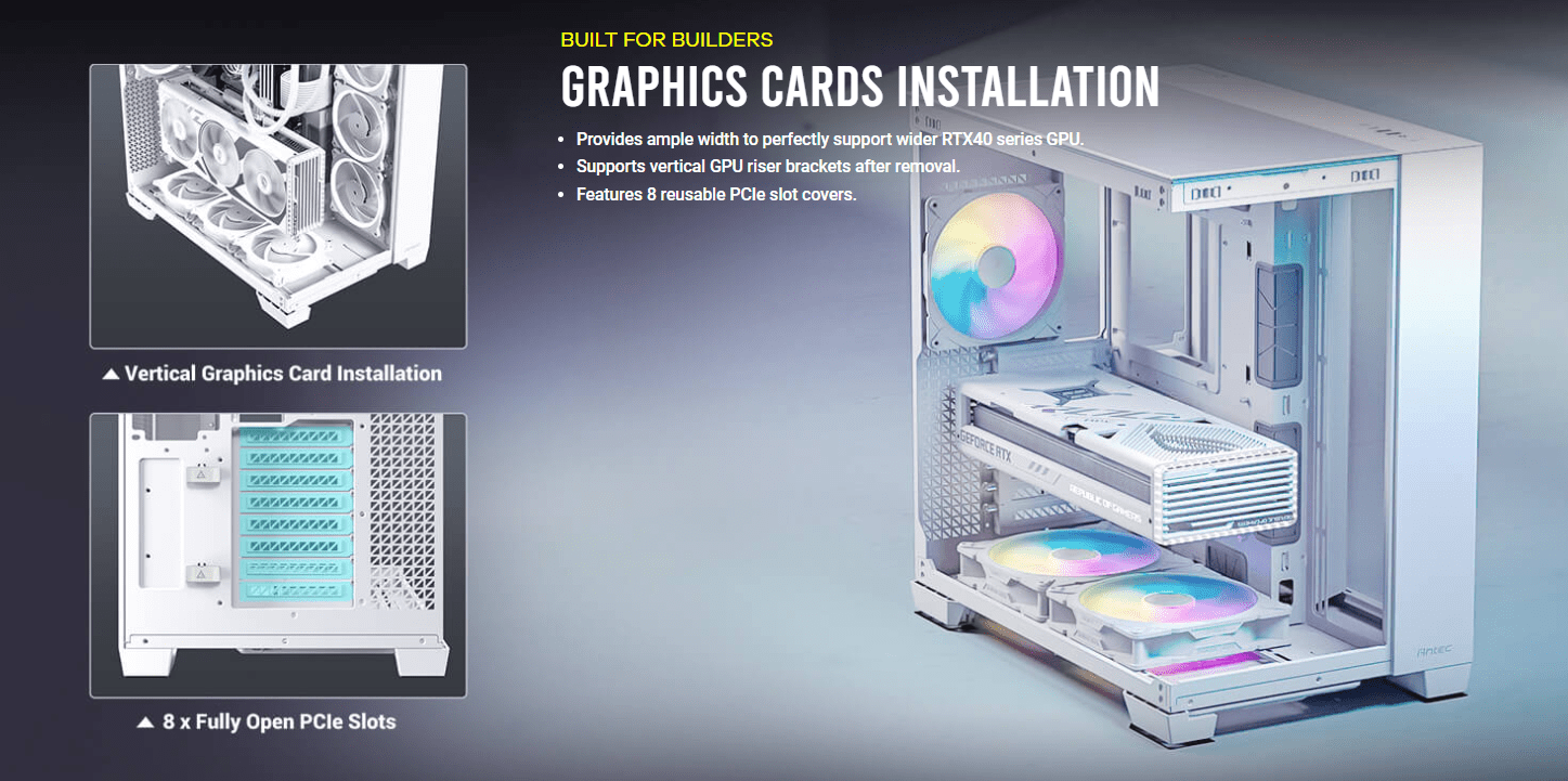 Graphics cards installation