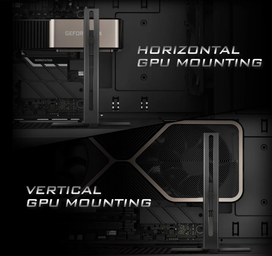 Horizontal GPU Mounting