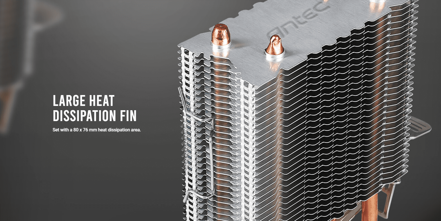 Large heat dissipation fin