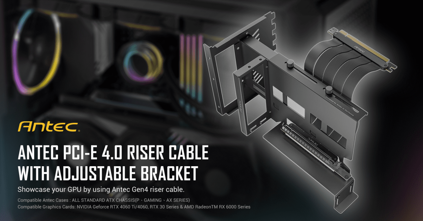 antec PCIE 4.0 Rise Cable